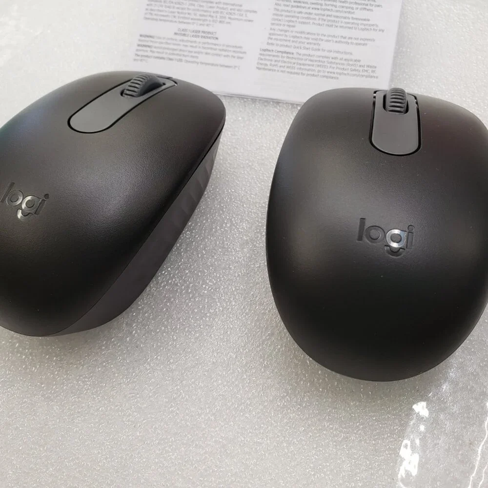 2 pack - Logitech M196 Bluetooth Wireless Mouse. Bluetooth Only. Black